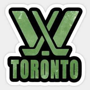 PWHL Toronto Distressed grunge effect Sticker